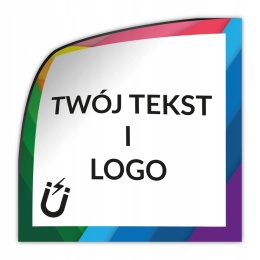 Naklejki magnetyczne 100x100cm dowolny projekt