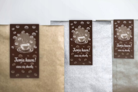 Naklejki wodoodporne z Twoim wzorem prostokąt 4x7 cm 50 sztuk