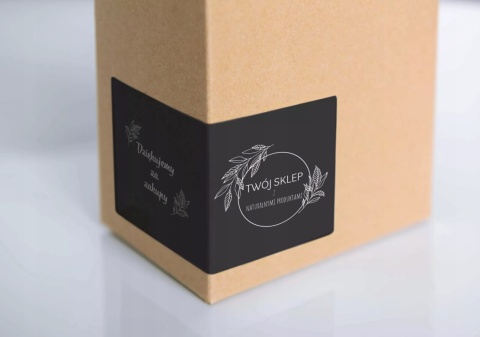 Naklejki wodoodporne z Twoim wzorem prostokąt 5x9 cm 200szt