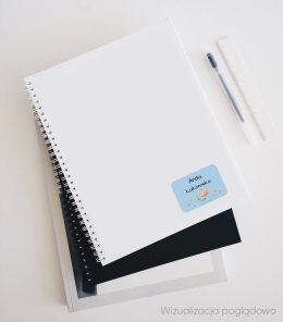 Naklejki z imieniem twojego dziecka do szkoły lub przedszkola - SYRENKA