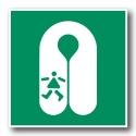 Naklejka BHP 15 cm - Kamizelka ratunkowa dla dzieci - E045
