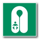 Naklejka BHP 15 cm - Kamizelka ratunkowa dla niemowląt - E046
