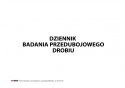 Dziennik badania przedubojowego drobiu A4 - 50 kart