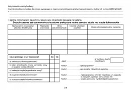 Karta badania profilaktycznego A5 - 100 sztuk