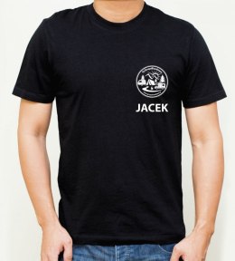 Koszulka męska, czarna 4XL