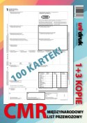 Międzynarodowy List Przewozowy CMR 1+3 100k / 10 egz.