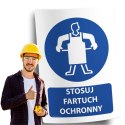 Naklejka 20x30 cm STOSUJ FARTUCH OCHRONNY