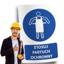 Naklejka 20x30 cm STOSUJ FARTUCH OCHRONNY