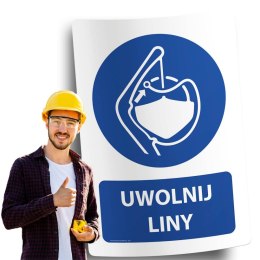 Naklejka 20x30 cm UWOLNIJ LINY