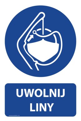 Naklejka 20x30 cm UWOLNIJ LINY