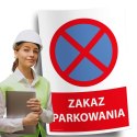 Naklejka 20x30cm ZAKAZ PARKOWANIA