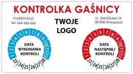 Naklejka na gaśnicę - 200 szt.