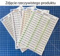 Naprasowanki imienne, imienniki - 48 sztuk