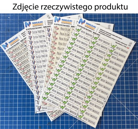 Naprasowanki imienne, imienniki - 48 sztuk Naprasowanki imienne, imienniki - 48 sztuk