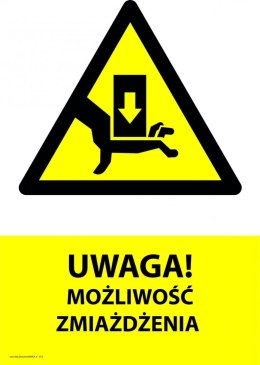 Tablica 20x30cm UWAGA MOŻLIWOŚĆ ZMIAŻDŻENIA