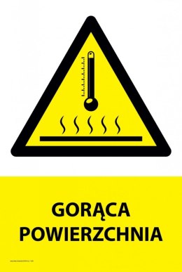 Tablica PVC 20x30 cm GORĄCA POWIERZCHNIA