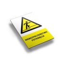 Tablica PVC 20x30 cm NIEBEZPIECZEŃSTWO POTKNIĘCIA