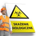 Tablica PVC 20x30 cm SKAŻENIE BIOLOGICZNE