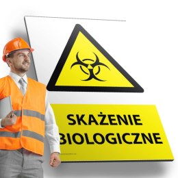 Tablica PVC 20x30 cm SKAŻENIE BIOLOGICZNE