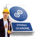 Tablica PVC 20x30 cm STOSUJ OCHRONĘ