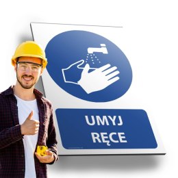 Tablica PVC 20x30 cm UMYJ RĘCE