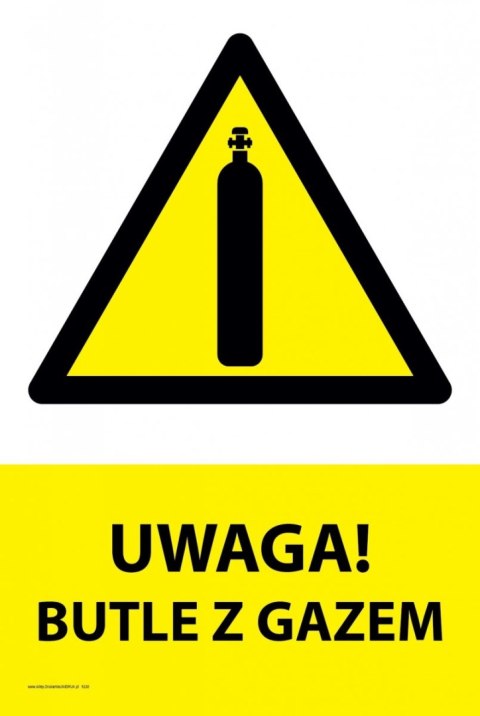 Tablica PVC 20x30 cm UWAGA BUTLE Z GAZEM Tablica PVC 20x30 cm UWAGA BUTLE Z GAZEM