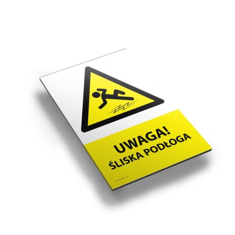 Tablica PVC 20x30 cm UWAGA ŚLISKA PODŁOGA Tablica PVC 20x30 cm UWAGA ŚLISKA PODŁOGA