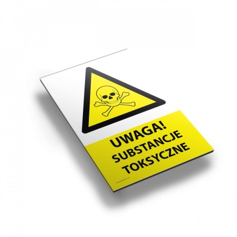 Tablica PVC 20x30 cm UWAGA SUBSTANCJE TOKSYCZNE Tablica PVC 20x30 cm UWAGA SUBSTANCJE TOKSYCZNE