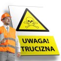 Tablica PVC 20x30 cm UWAGA TRUCIZNA