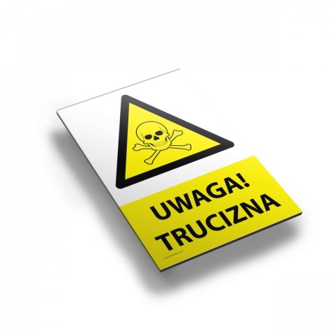 Tablica PVC 20x30 cm UWAGA TRUCIZNA Tablica PVC 20x30 cm UWAGA TRUCIZNA