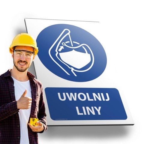 Tablica PVC 20x30 cm UWOLNIJ LINY Tablica PVC 20x30 cm UWOLNIJ LINY