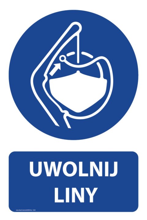 Tablica PVC 20x30 cm UWOLNIJ LINY Tablica PVC 20x30 cm UWOLNIJ LINY