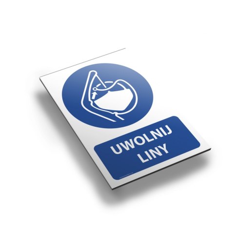 Tablica PVC 20x30 cm UWOLNIJ LINY Tablica PVC 20x30 cm UWOLNIJ LINY