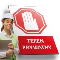 Tablica PVC 20x30cm TEREN PRYWATNY