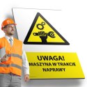 Tablica PVC 20x30cm UWAGA MASZYNA W TRAKCIE NAPRAWY