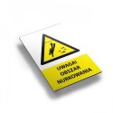 Tablica PVC 20x30cm UWAGA OBSZAR NURKOWANIA