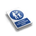 Tablica PVC 20x30cm ZACHOWAJ POZA ZASIĘGIEM DZIECI
