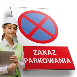 Tablica PVC 20x30cm ZAKAZ PARKOWANIA
