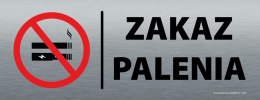 Tablica PVC 20x7,5 cm - ZAKAZ PALENIA