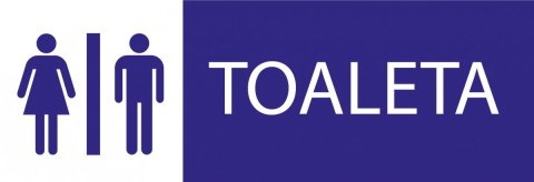 Tablica PVC 30x10cm - TOALETA Tablica PVC 30x10cm - TOALETA