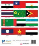 Zestaw flag Azji 50x70 mm