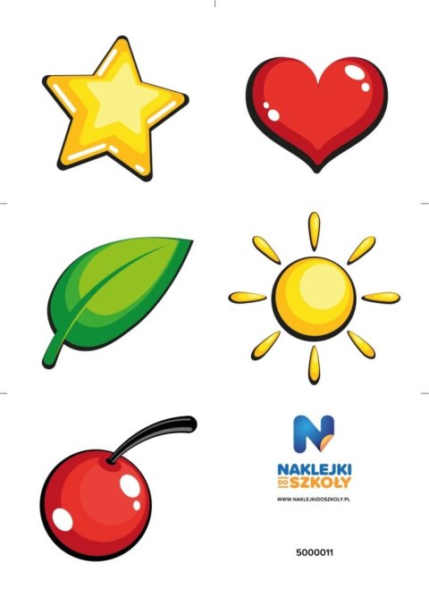 Zestaw naklejek przedszkolnych - 140 szt. Z001 Zestaw naklejek przedszkolnych - 140 szt. Z001