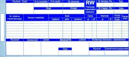 Druk RW - pobranie materiału - wielokopia