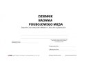 Dziennik badania poubojowego mięsa A4 - 50 kart