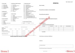 Historia choroby szpitala psychiatrycznego A3 - druk