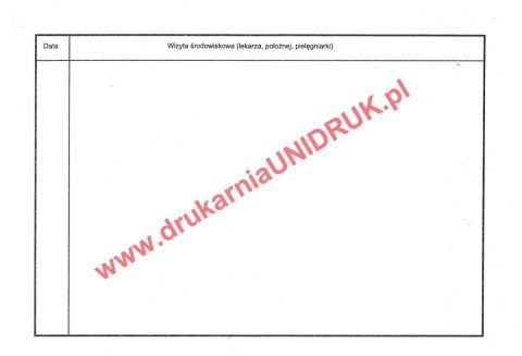 Karta Zdrowia Dziecka - druk Karta Zdrowia Dziecka - druk