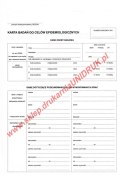 Karta badań do celów epidemiologicznych - druk