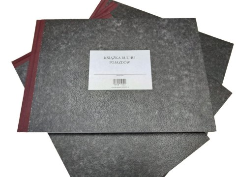 Książka Ruchu Pojazdów A-4 oprawa twarda, numerowana Książka Ruchu Pojazdów A-4 oprawa twarda, numerowana