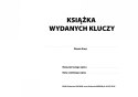 Książka wydanych kluczy A-4 pozioma, oprawa miękka, numerowana