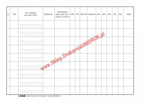 Księga Medycyny Pracy A4 - 100 kart Księga Medycyny Pracy A4 - 100 kart